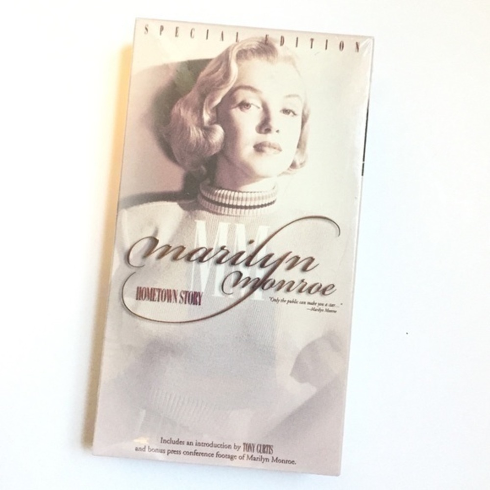 NEW! Marilyn Monroe in Hometown Story - VHS